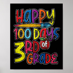 Süße Geschenke für Drittklässler-Kinder zum 100. S Poster