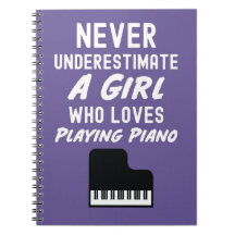 Süße Geschenke für Mädchen mit rosa Pianistinnen-M