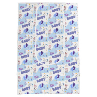 Süße Geschenktasche für Baby Shower Mittlere Geschenktüte