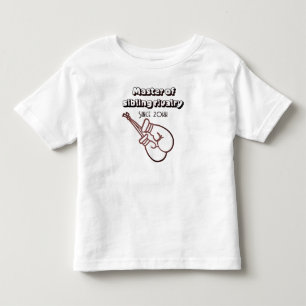 Süße Geschwister Brüder Rivalität Kleinkind T-shirt