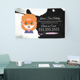 Süße Gesichtsfarbe Gesichtszeichner Clown Banner