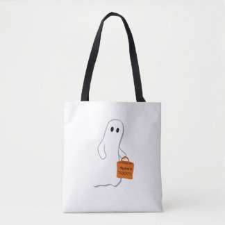 Süße Gespenst mit Süßigkeiten-Tasche Personalisier