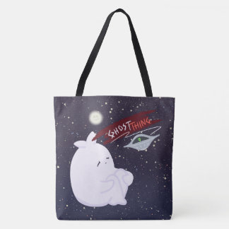 Süße Ghost & UFO All-Over-Print-Tasche