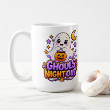 Süße Ghouls-Nacht-out-Geist-Halloween-Kaffeetasse