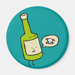 Süße Giftflasche Magnet