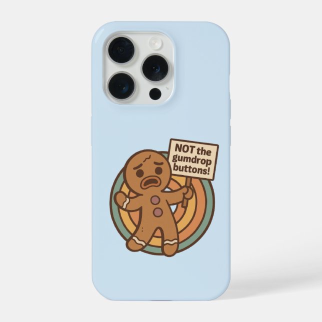 Süße Gingy-Lebkuchen-Handyhülle Weihnachtsgeschenk iPhone Hülle (Rückseite)