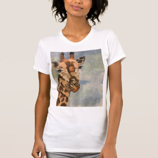 Süße Giraffe auf Hemd T-Shirt