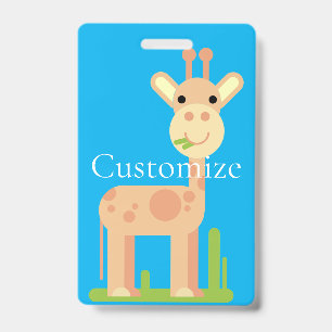 Süße Giraffe beim Kauen Thunder_Cove Ausweis