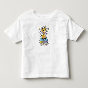 Süße Giraffe Greife Nach Den Sternen Kinder T-Shir Kleinkind T-shirt