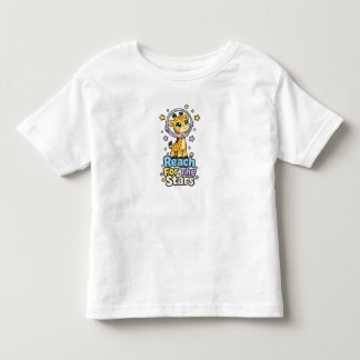Süße Giraffe Greife Nach Den Sternen Kinder T-Shir Kleinkind T-shirt