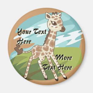 Süsse Giraffe Magnet