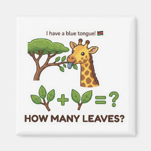 Süße Giraffe-Mathe-Magnet für Kinder Magnet