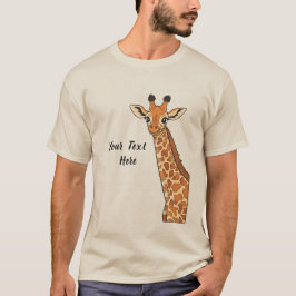 Süße Giraffe personalisiert T-Shirt