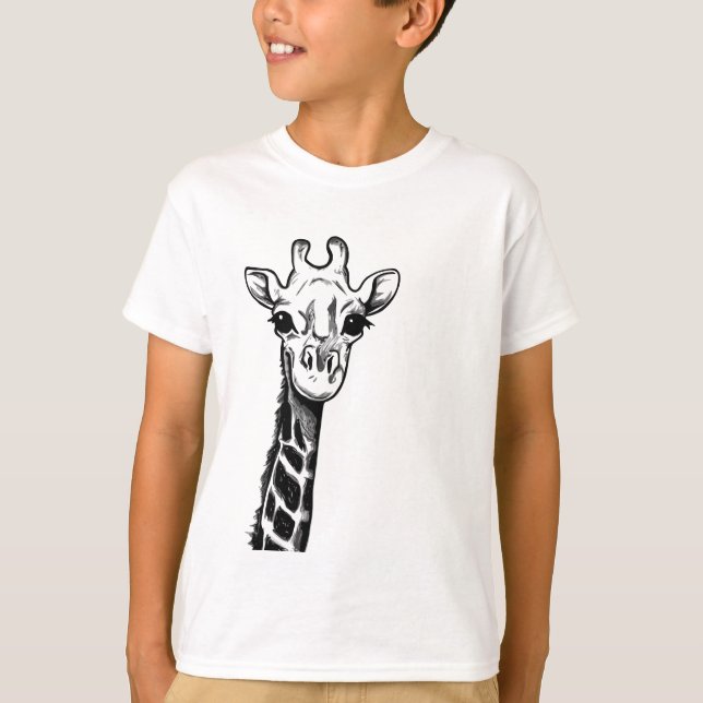 Süße Giraffe T-Shirt (Vorderseite)