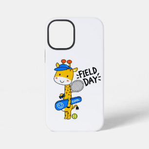 Süße Giraffe Tennis Field Day – Lustige Sportfigur iPhone 12 Mini Hülle