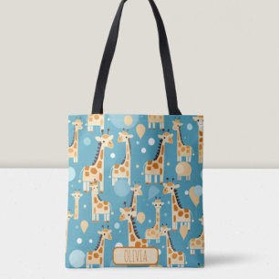 Süße Giraffen Muster Personalisiert