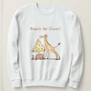 Süße Giraffen-Weihnachten – Handgezeichnete Kunst Sweatshirt