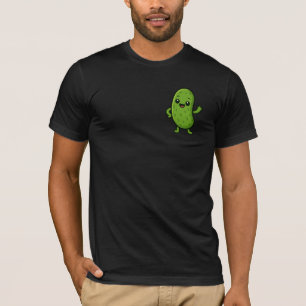 Süße glückliche Gurke Kawaii Cartoon - Personalisi T-Shirt