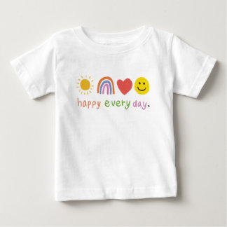 Süße glückliche jeden Tag  Baby T-shirt