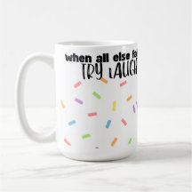 Süße glückliche Lach-Tasse
