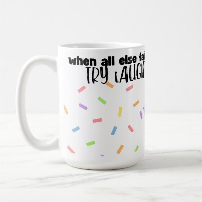Süße glückliche Lach-Tasse  Kaffeetasse (Links)