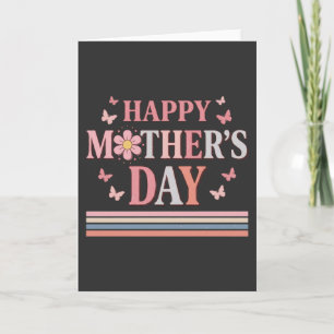 Süße glückliche Muttertagsgeschenkidee für Mama, R Karte