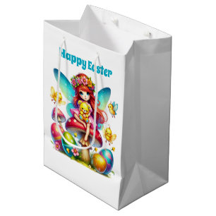 Süße glückliche Osterglocke Mittlere Geschenktüte