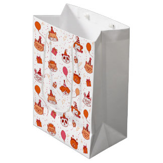 Süße glückliche Party-Tier-Geschenktasche Mittlere Geschenktüte