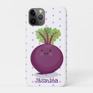 Süße glückliche Rote-Beete-Küchen-Cartoon-Illustra Case-Mate iPhone Hülle