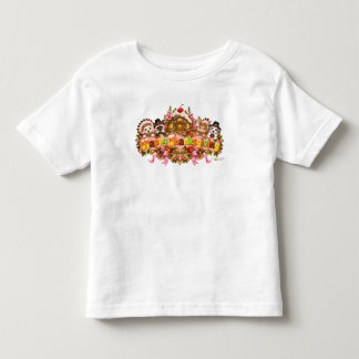 Süße glückliche Thanksgiving-Spaß-Welpen-Kätzchen- Kleinkind T-shirt