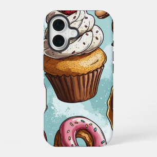Süße Glückseligkeit: Anime-Dessert-Wohlgefallen-Ha iPhone 16 Hülle
