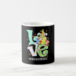 Süße Gnom-Onkologie-Krankenschwester-Häschen Lusti Kaffeetasse