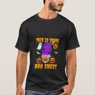 Süße Gnome Das Ist Einiges Boo-Blatt Halloween Kür T-Shirt