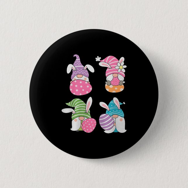 Süße Gnome Premium Tri-Blend  Button (Vorderseite)