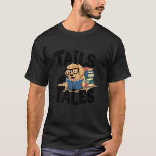 Süße Golden Retriever Hundemama Lustiges Buchliebh T-Shirt