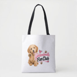Süße Goldendoodle-Fan-Club-Tasche