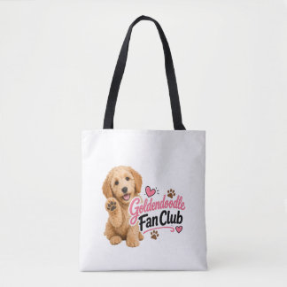 Süße Goldendoodle-Fan-Club-Tasche