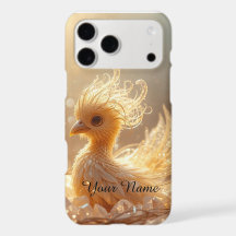Süße goldene Fantasy-Kreatur-Monogramm-Handyhülle