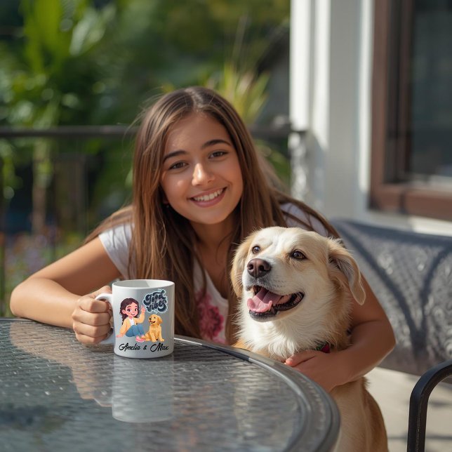 Süße "Good Vibes" Team Personalisierte Tasse (Von Creator hochgeladen)