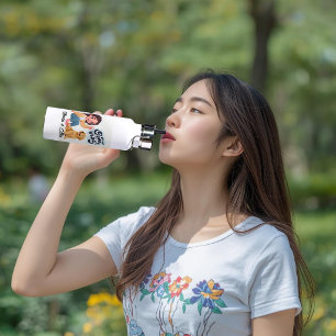 Süße „Good Vibes“ Team Personalisierte Wasserflasc Trinkflasche