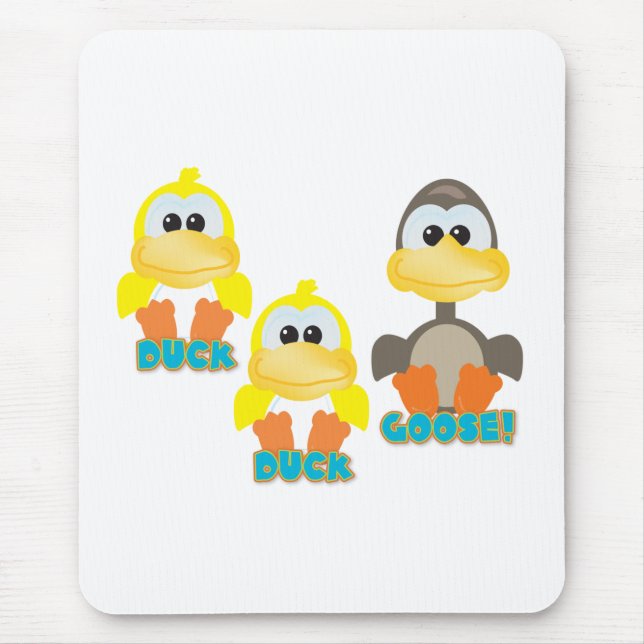Süße Goofkins-Ente Ente Gans Mousepad (Vorne)