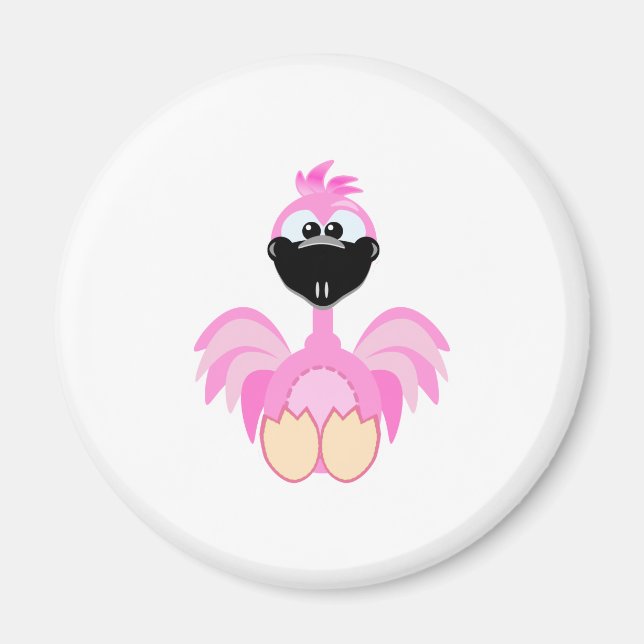 Süße Goofkins Flamingo Magnet (Vorne)