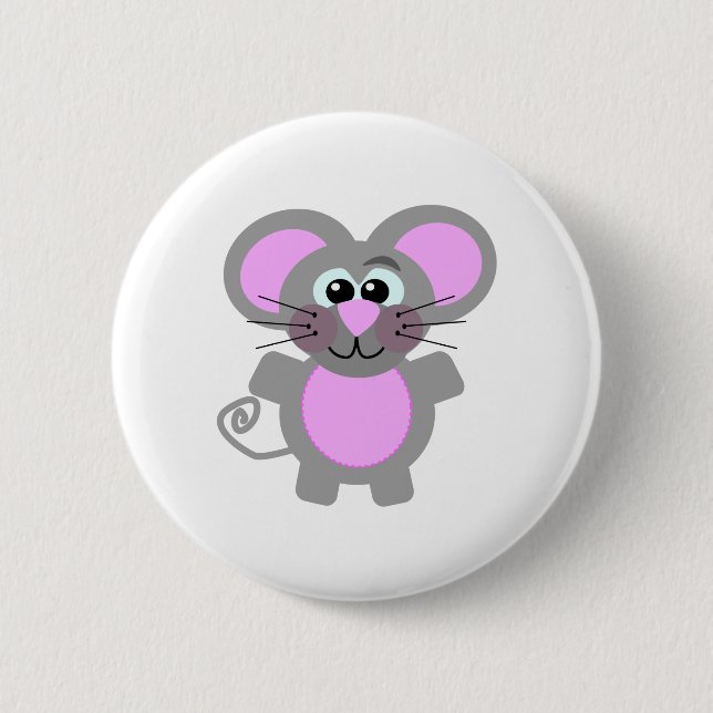 Süße Goofkins-Maus Button (Vorderseite)