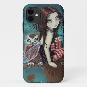 Süße Gothic-Fee und Eulen-Fantasy-Art-iPhone-Hülle Case-Mate iPhone Hülle