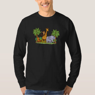 Süße Grafik Tierpfleger Zoo Tierliebhaber T-Shirt