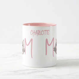 Süße graue Katze, deren Mutter Blush Mother's Day  Tasse