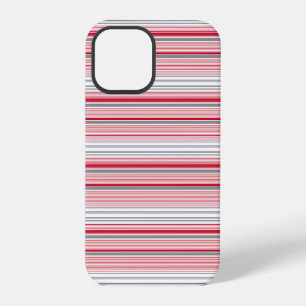 Süße graue rote Streifen iPhone 12 Pro Hülle