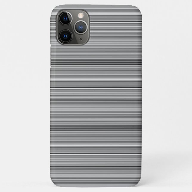 Süße graue Streifen Case-Mate iPhone Hülle (Rückseite)