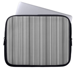 Süße graue Streifen Laptopschutzhülle