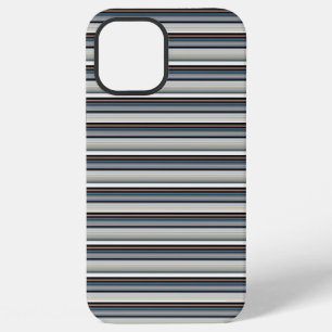 Süße graue weiße Streifen iPhone 12 Pro Max Hülle